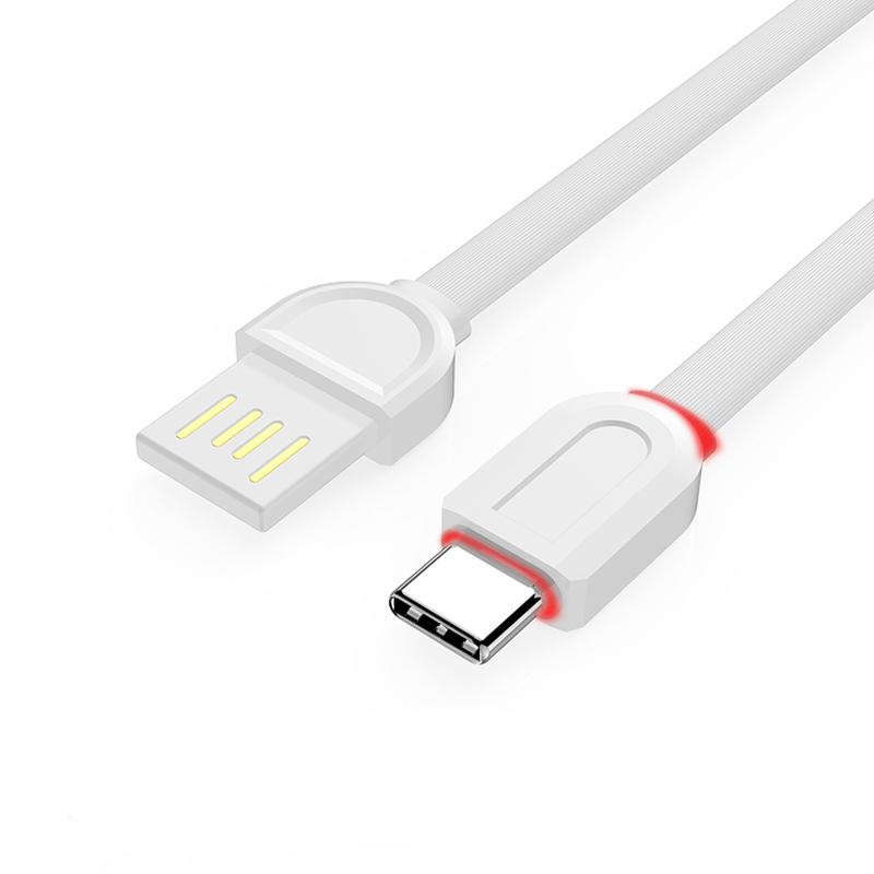 USB type c cable with breathing light