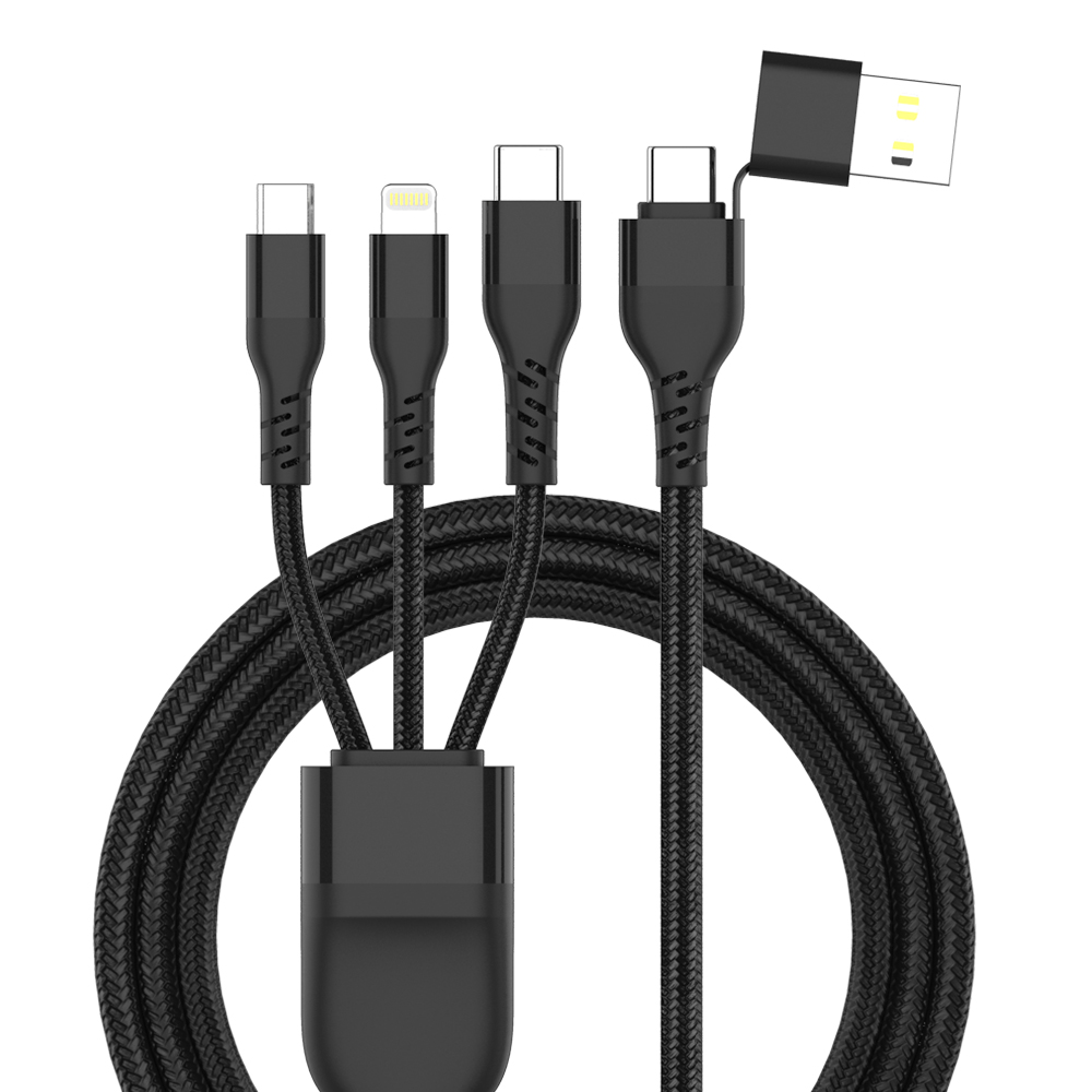 PD & QC Fast Charging Cord Multi Charger Cable 