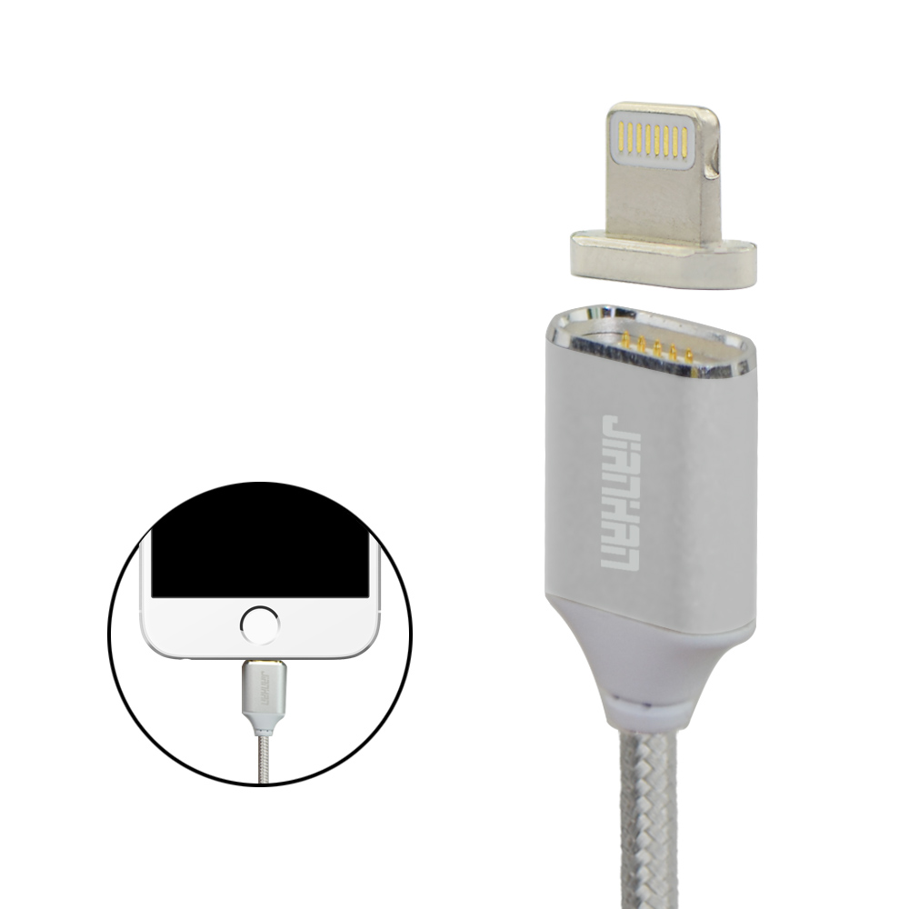 USB magnetic phone charger lightning cable