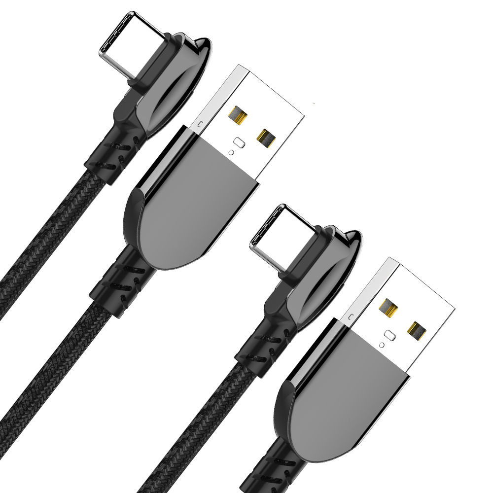 Right Angle USB fast charging cable for samsung 