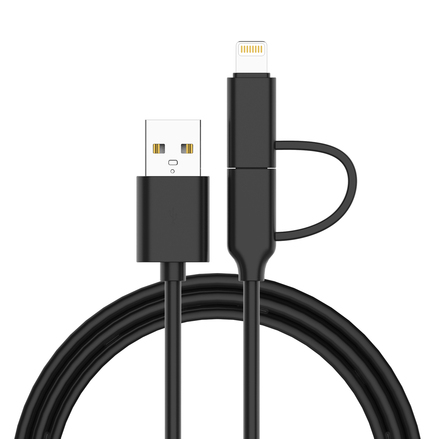 PD 60W Fast Charging Braided 3 in 1 USB Cable 